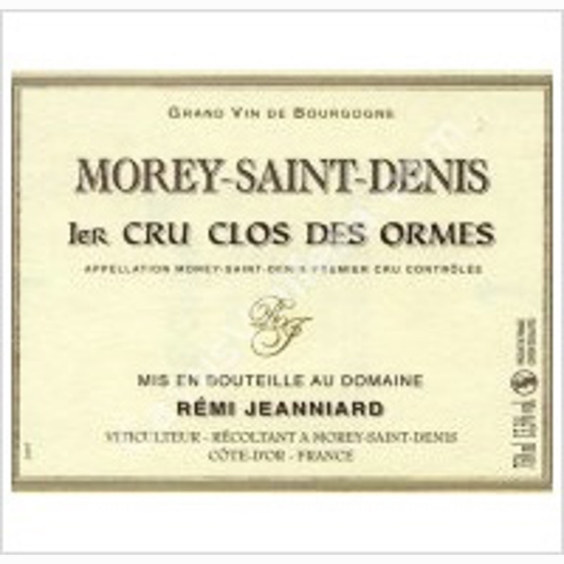 Vincent De Saint Denis Clos Des Ormes - Morey Saint Denis 1er CRU, 2019